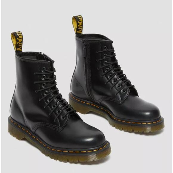 Dr. Martens 1460 XTRM Extreme Lace Leather Boots Black Women's US 11 Men's US 10 - Picture 2 of 12